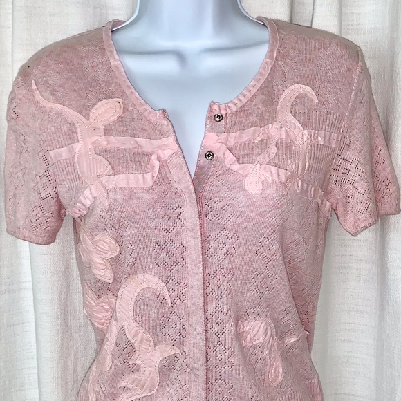 NWOT-kimchi & blue Laser Cut/Hand Stitch Cardigan! - Picture 2 of 7